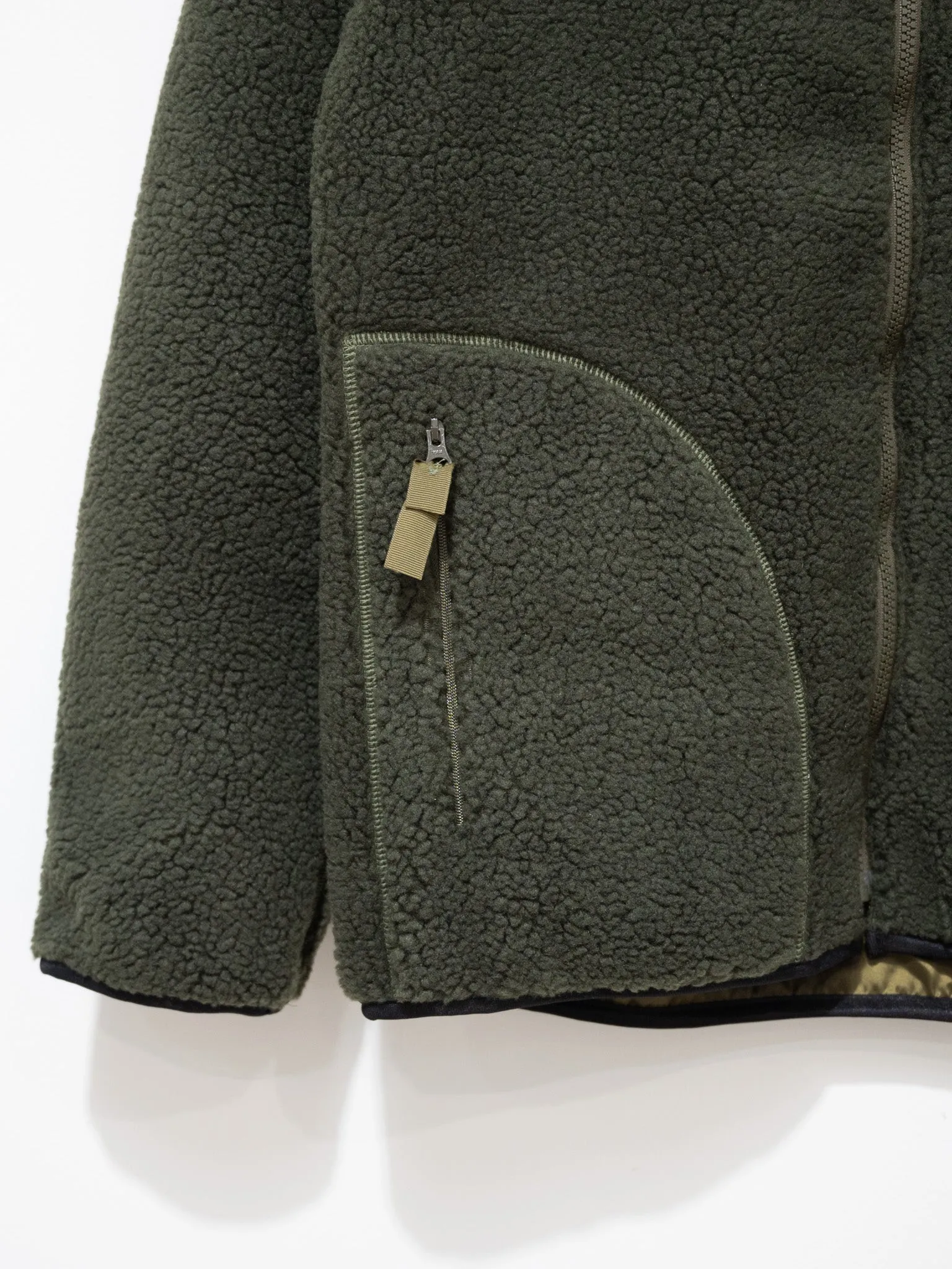 Fleece Blouson - Olive Green