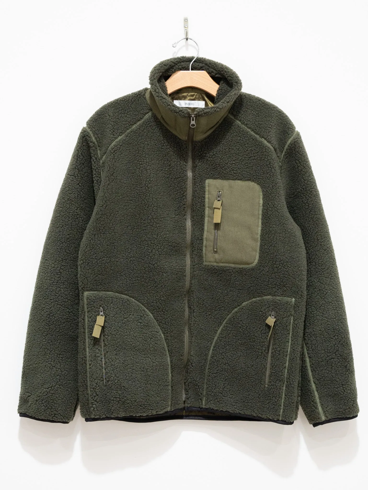 Fleece Blouson - Olive Green