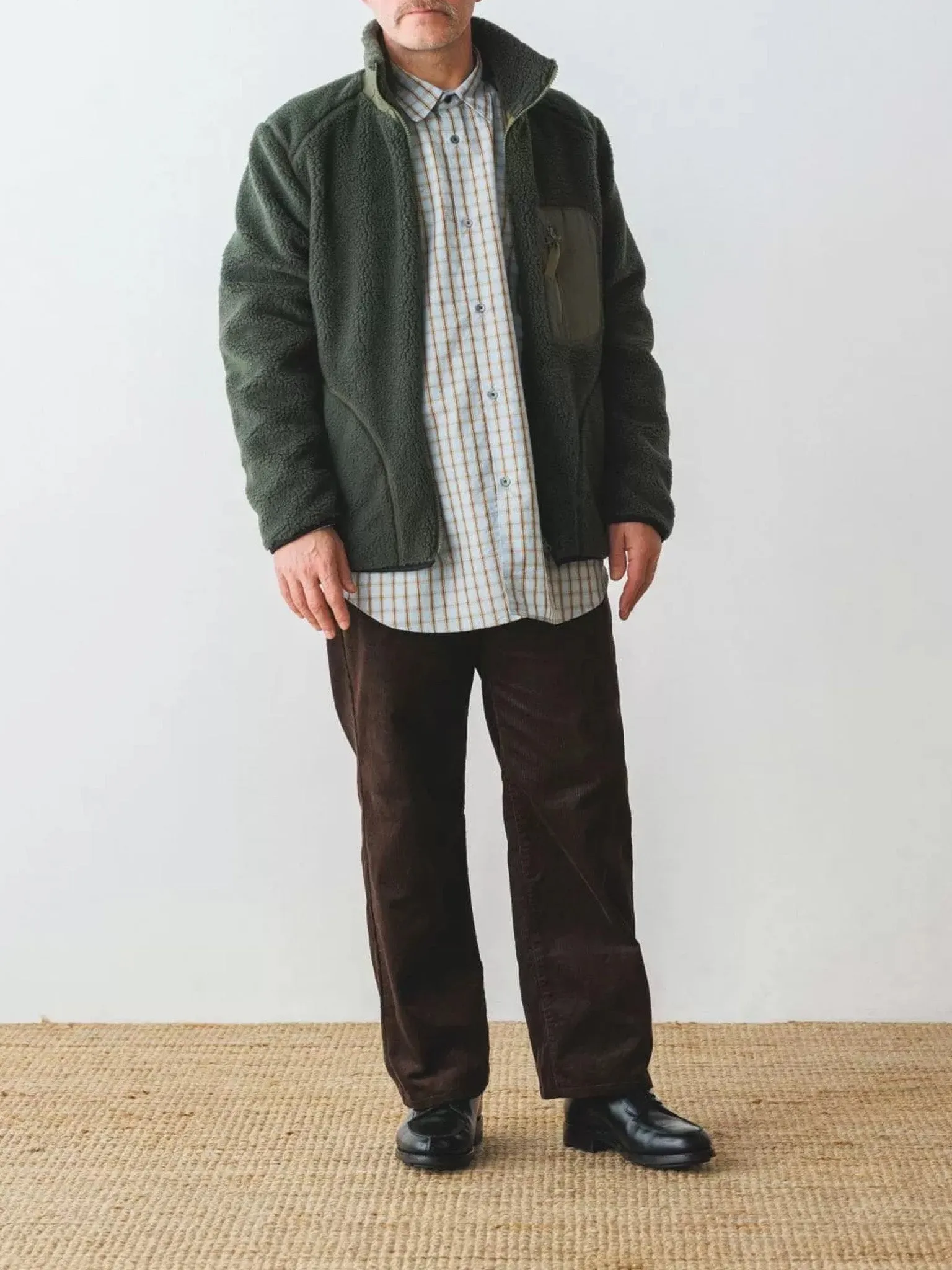 Fleece Blouson - Olive Green
