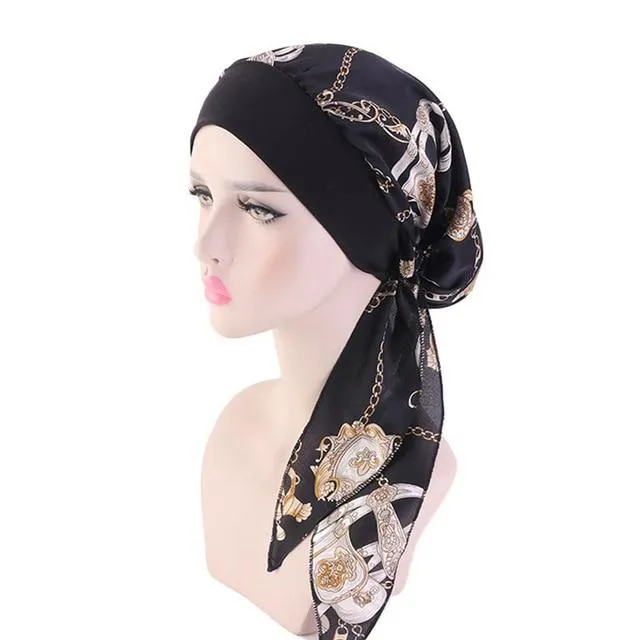 Flower print Jewish Woman Haircover bandana