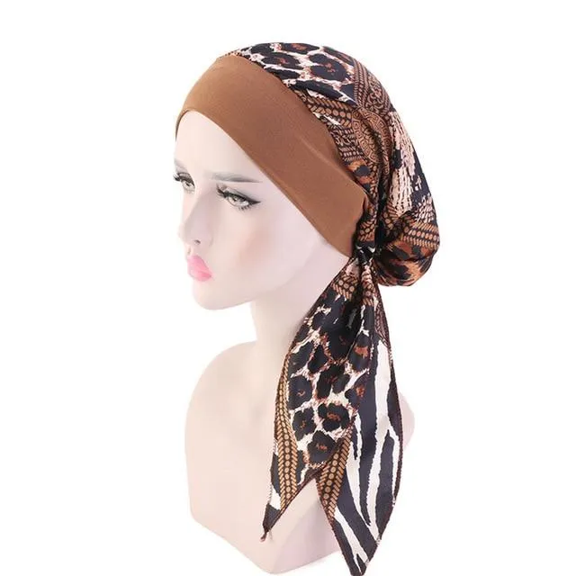 Flower print Jewish Woman Haircover bandana