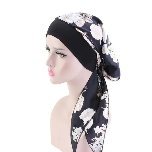 Flower print Jewish Woman Haircover bandana