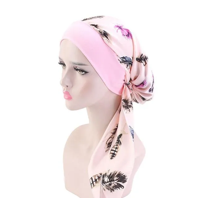 Flower print Jewish Woman Haircover bandana