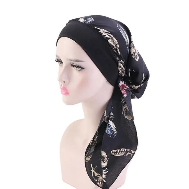 Flower print Jewish Woman Haircover bandana
