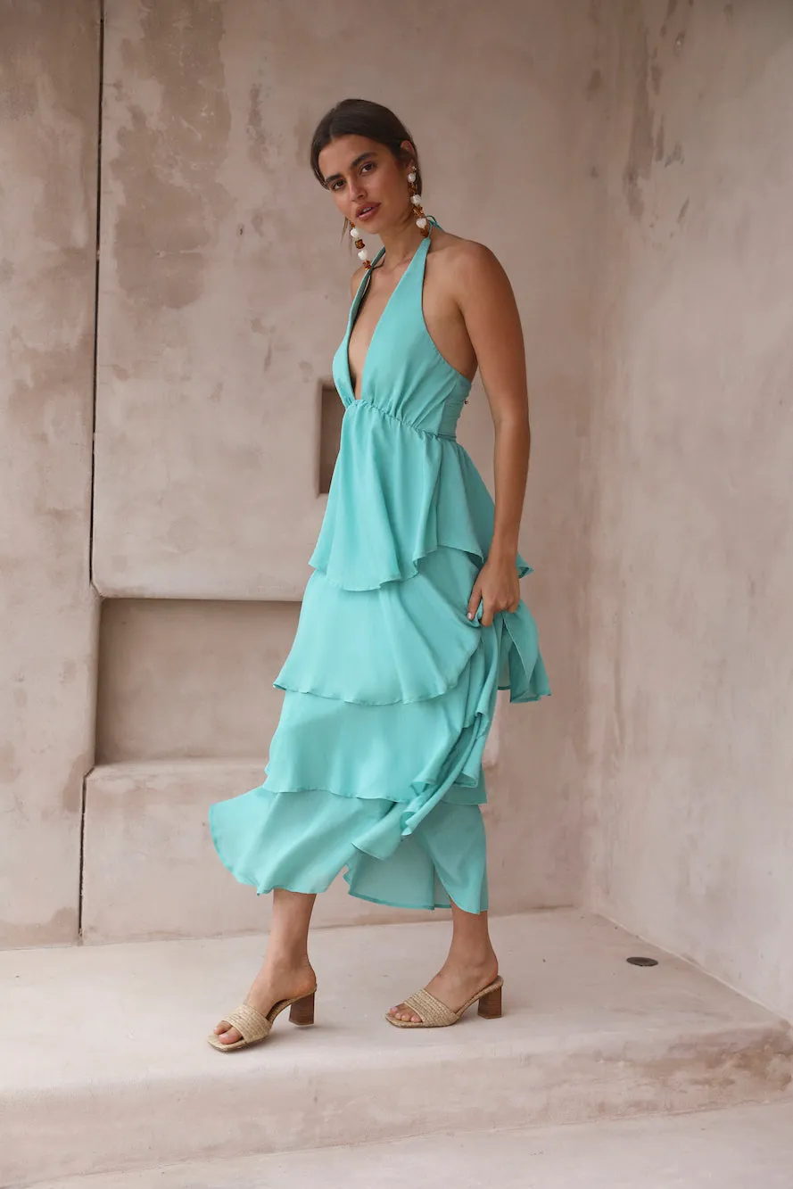 Focus On Me Maxi Dress Green