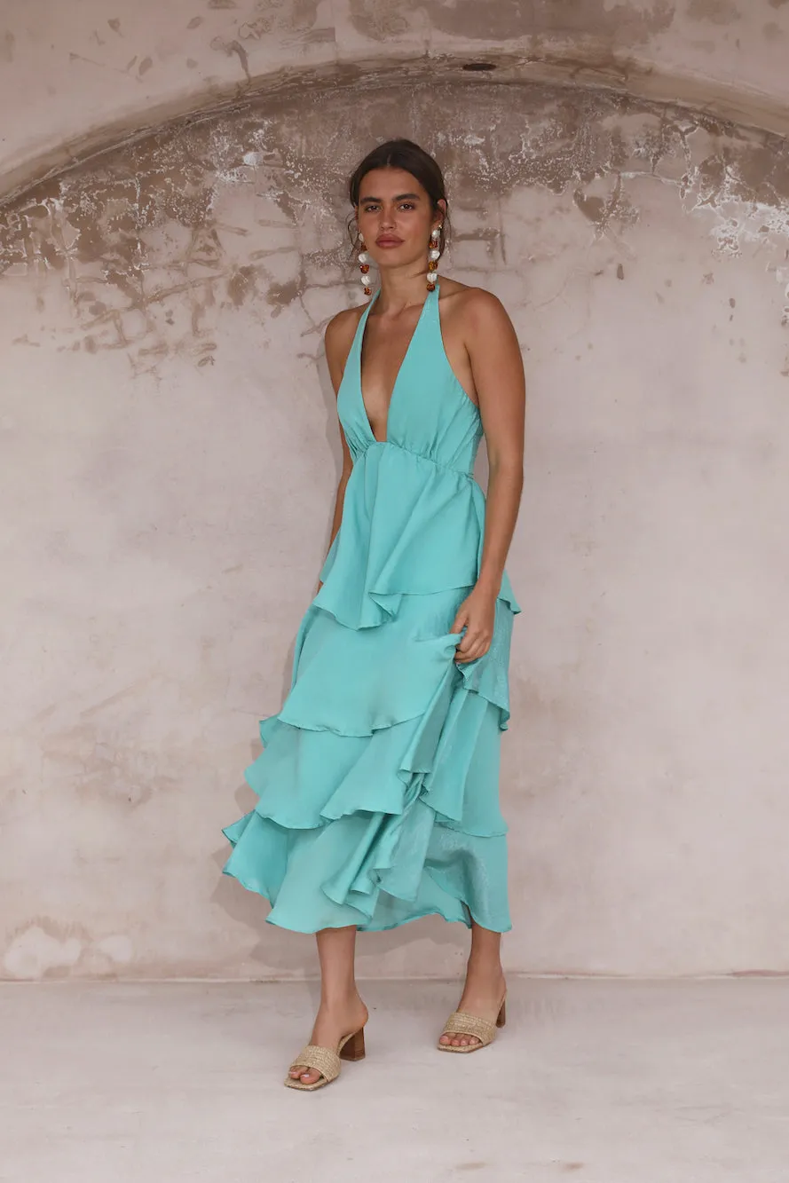 Focus On Me Maxi Dress Green