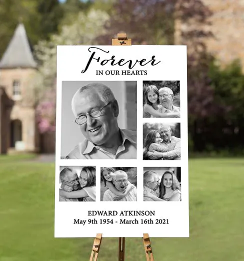 Forever in our hearts Memorial Picture