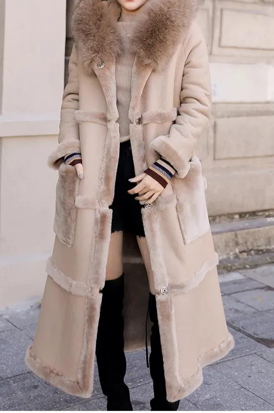 Genuine Fur Double Side Wear genuine leather Coat