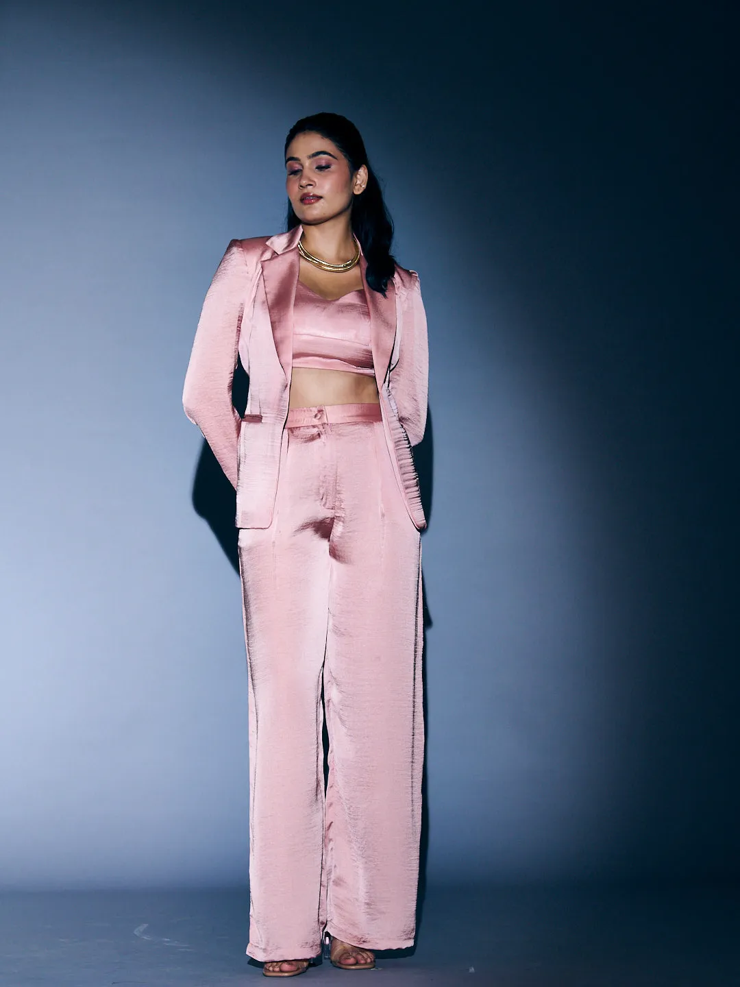 GLAMOUR GLOW 3 PIECE COORD SET