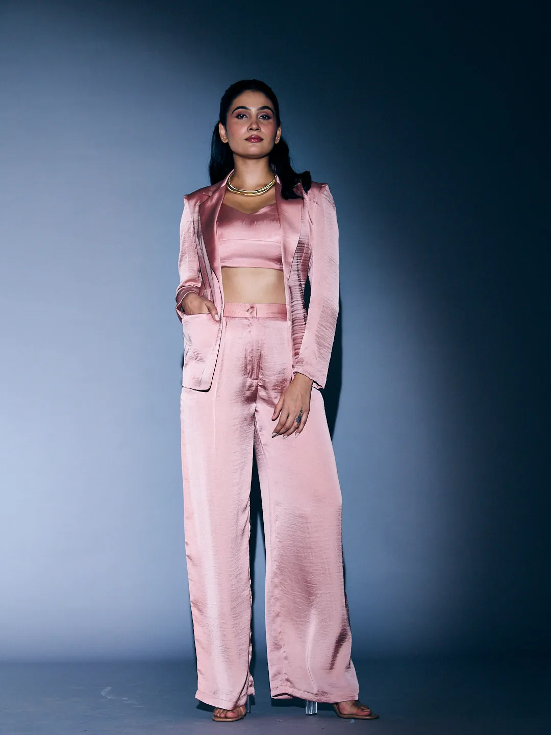 GLAMOUR GLOW 3 PIECE COORD SET