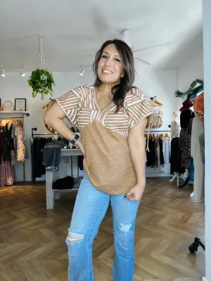 Golden Knit Top