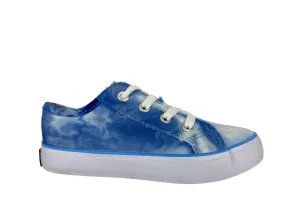 Gotta Flurt Girl's Tide Blue Tie-Dye Canvas Casual Sneaker