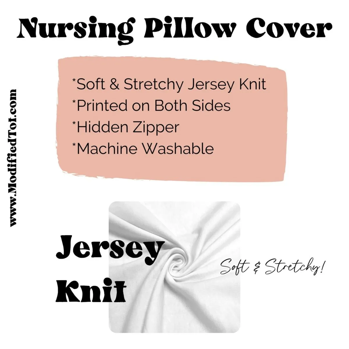 Granny Chic Nursing Pillow Cover