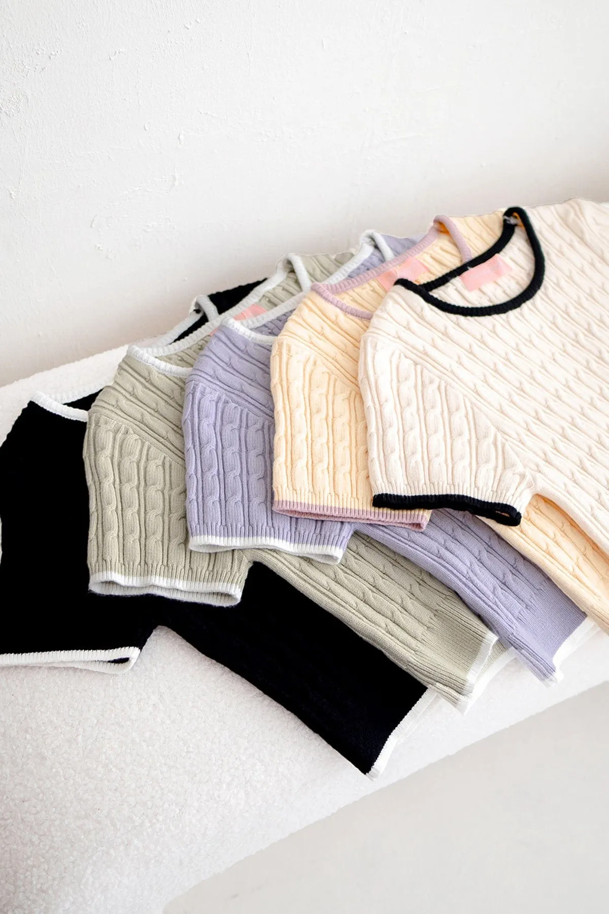 HERALD SLEEVED KNIT TOP IN SAGE