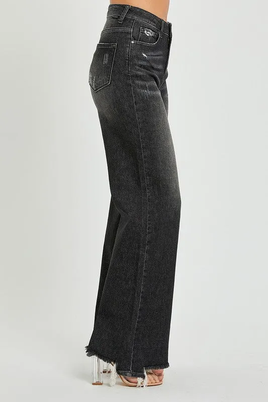 High Rise Wide Leg Jeans
