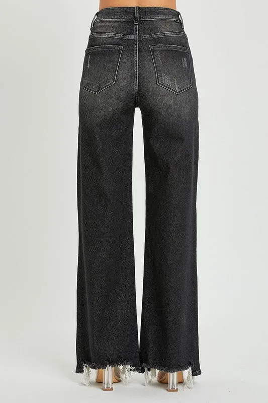 High Rise Wide Leg Jeans