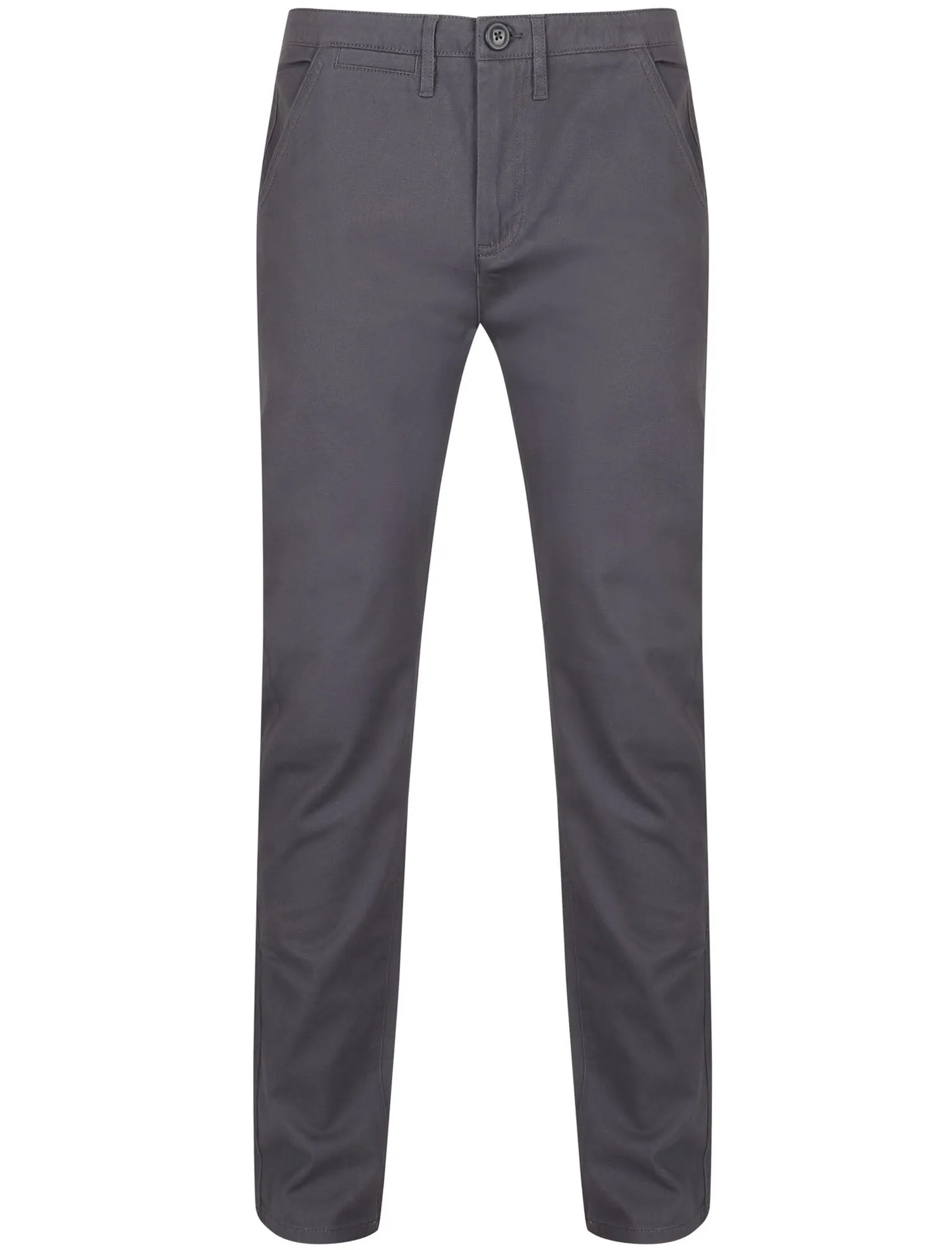 Horizon Cotton Twill Chinos in Dark Grey - Tokyo Laundry