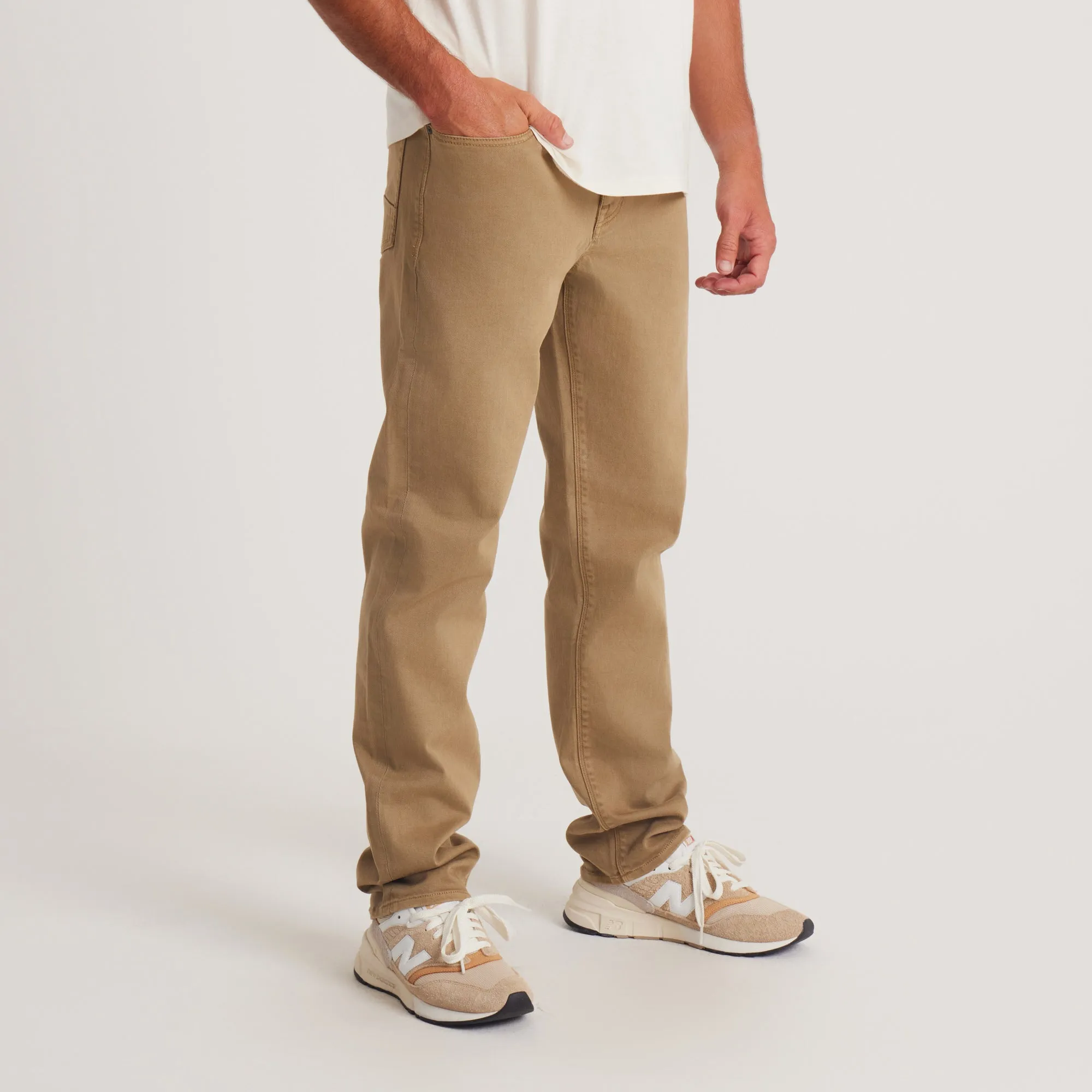 HWY 128 Straight Fit Broken Twill Jeans - Hillside