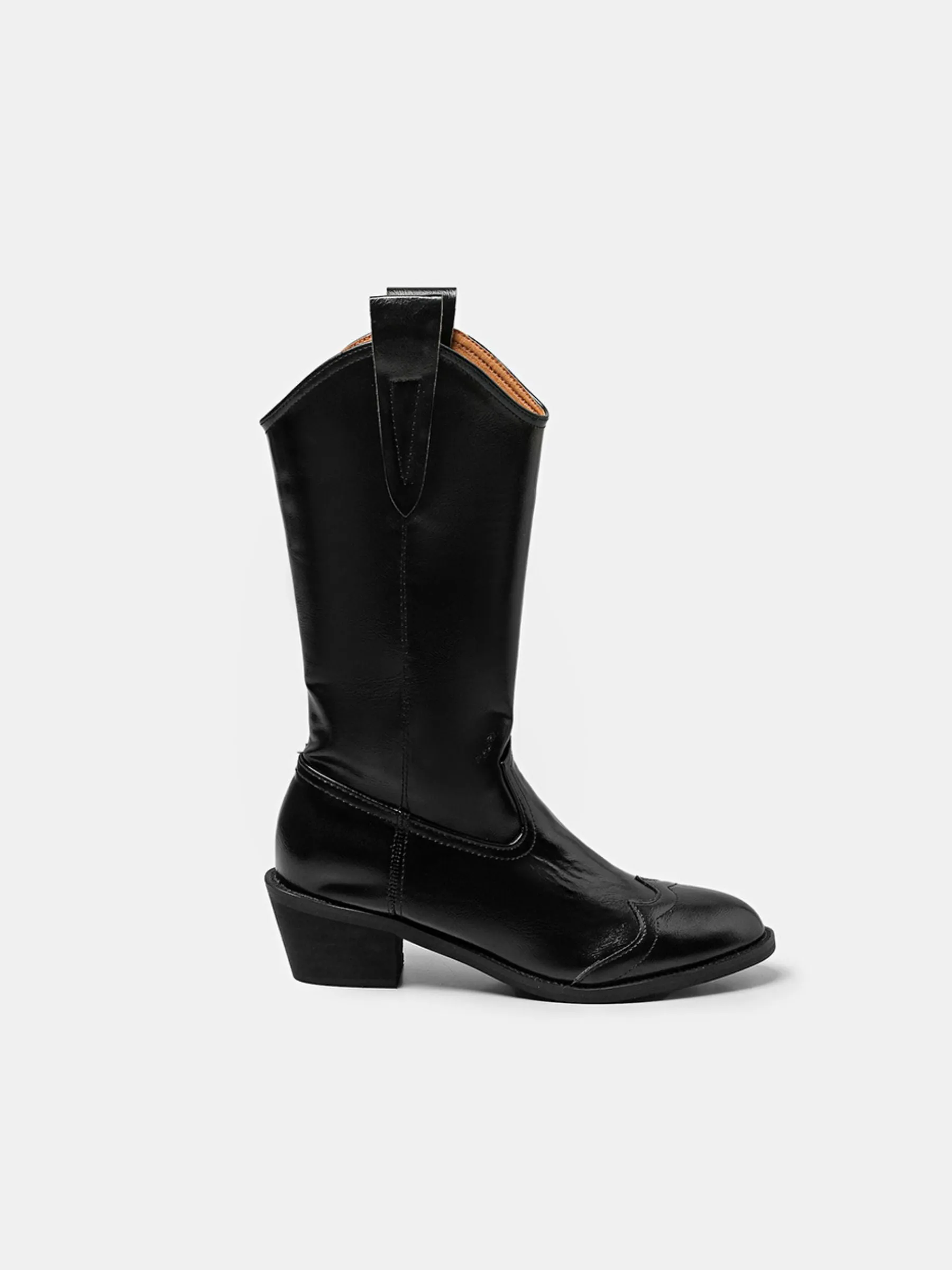 Katie Mid-Calf Leather Boots