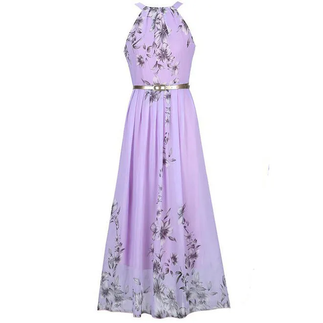 Ketty More  Women Printed Halter Beach Dress-KMWDC287