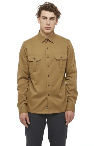 Khaki Cotton Shacket