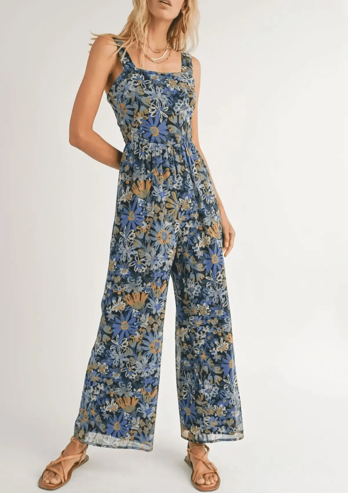 Kimber Cruising Square Neck Jumpsuit