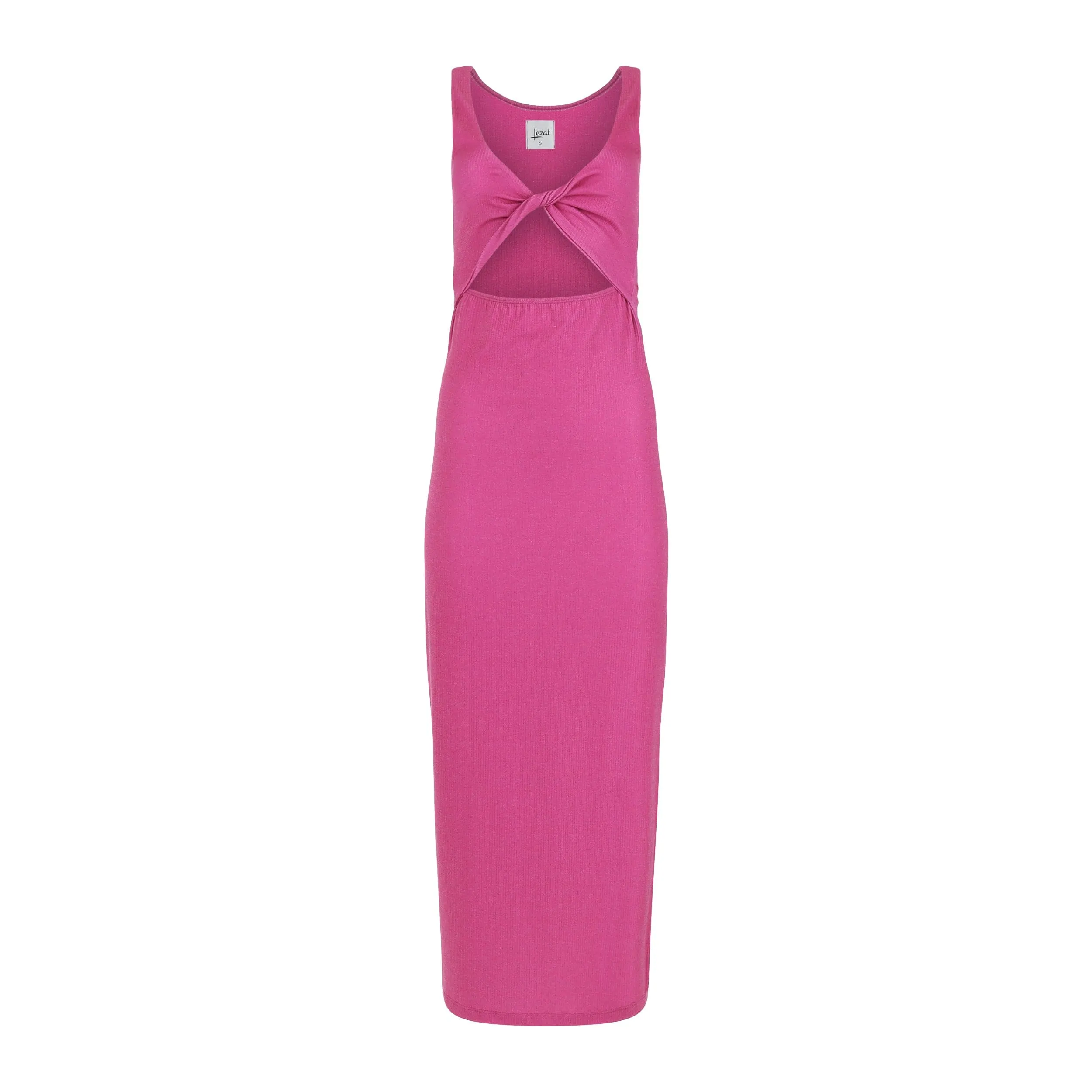 Krista Twist Dress - Pink Aster