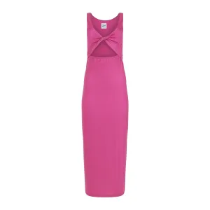 Krista Twist Dress - Pink Aster