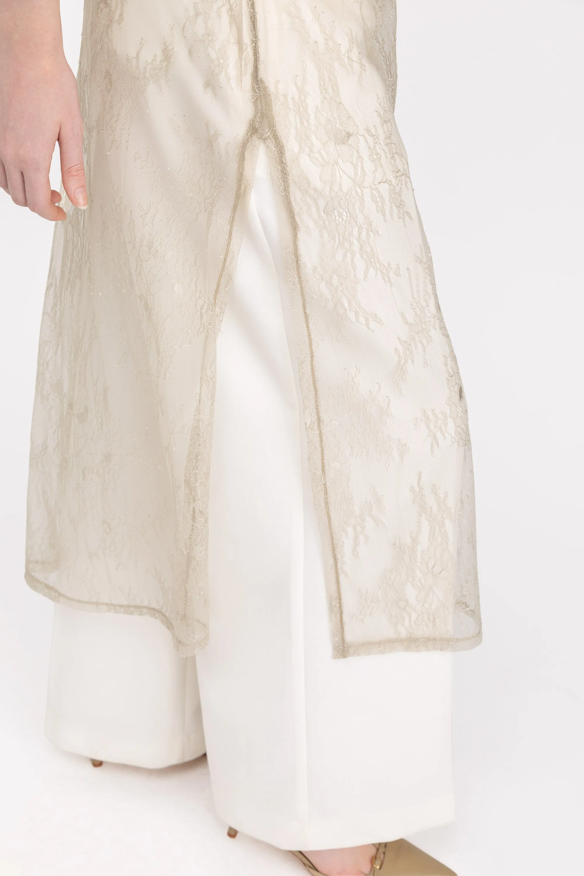 LACE MIDI DRESS
