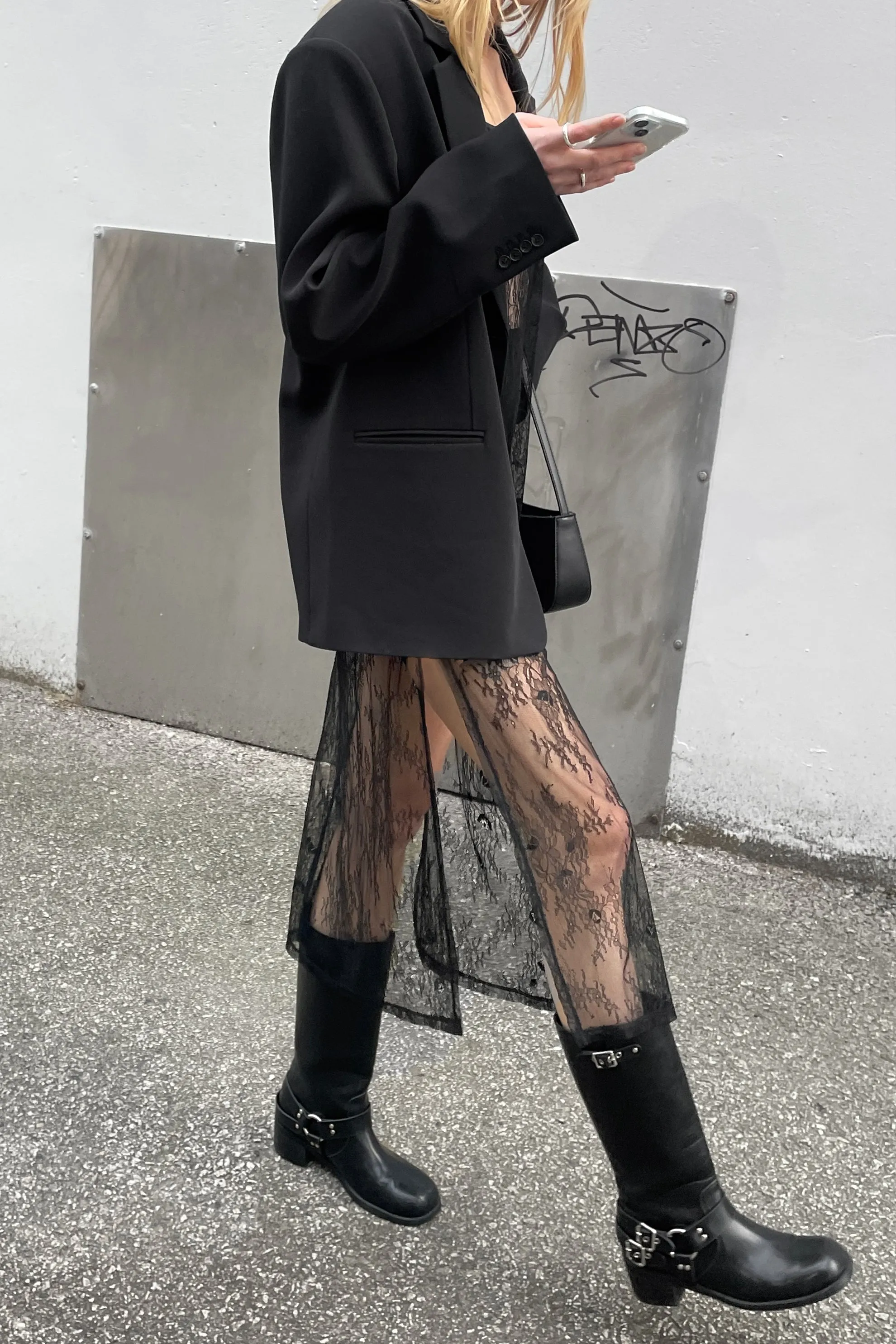 LACE MIDI DRESS