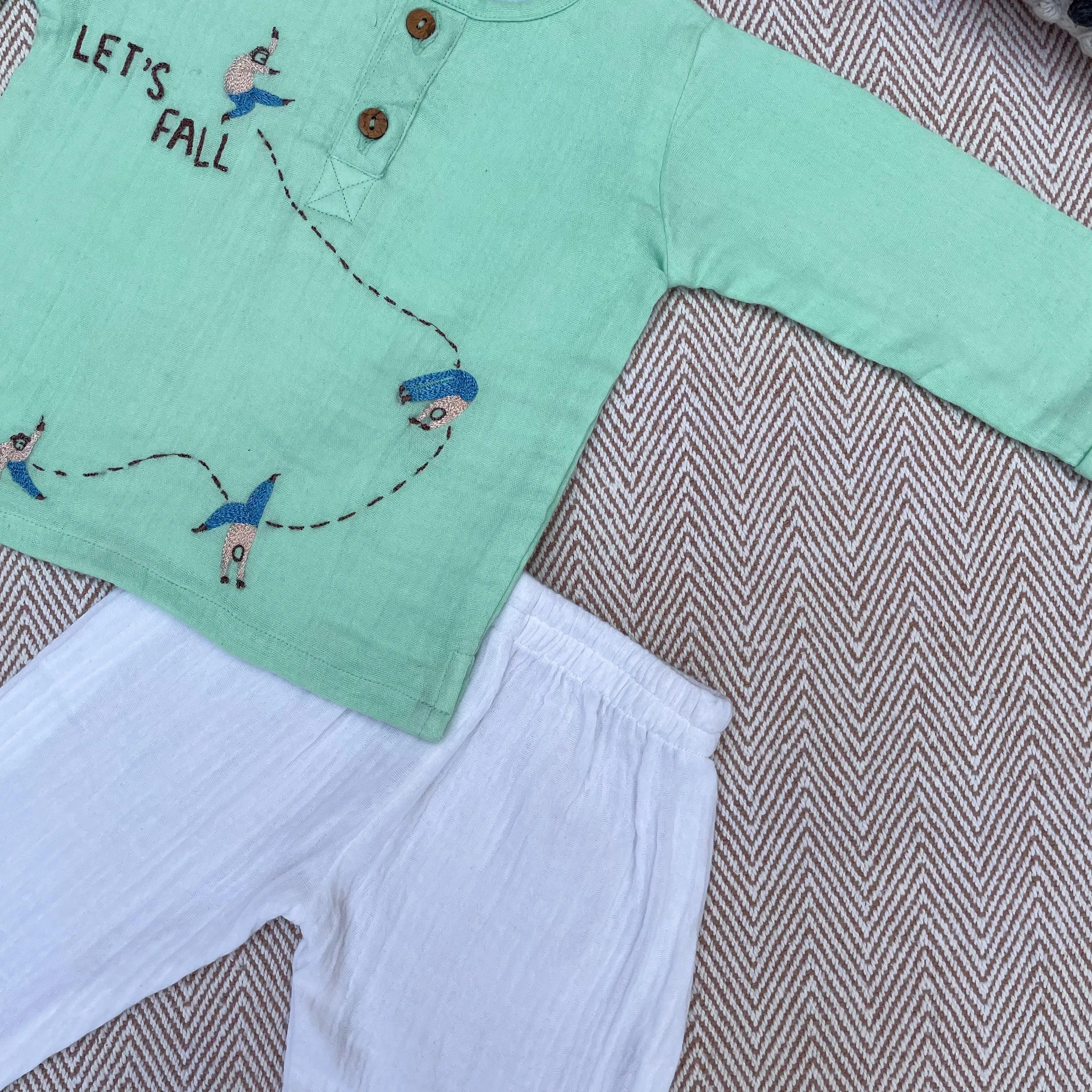 Let's Fall Muslin Set