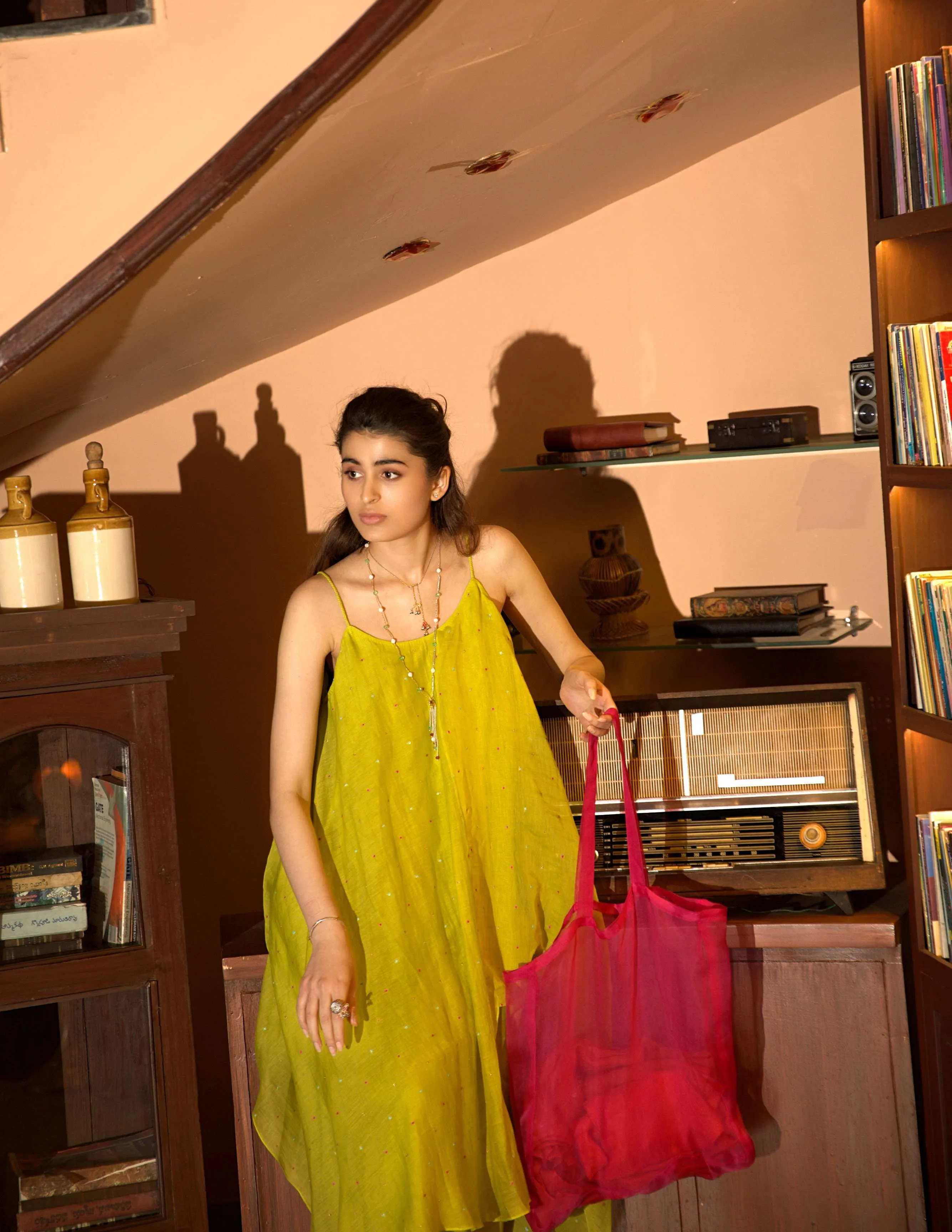 Lime Green Slip Dress