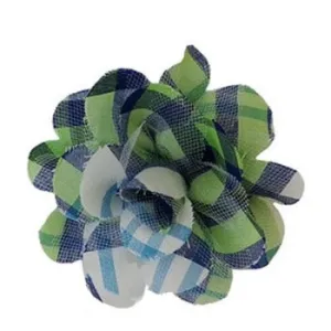 Lime Madras Collar Flower