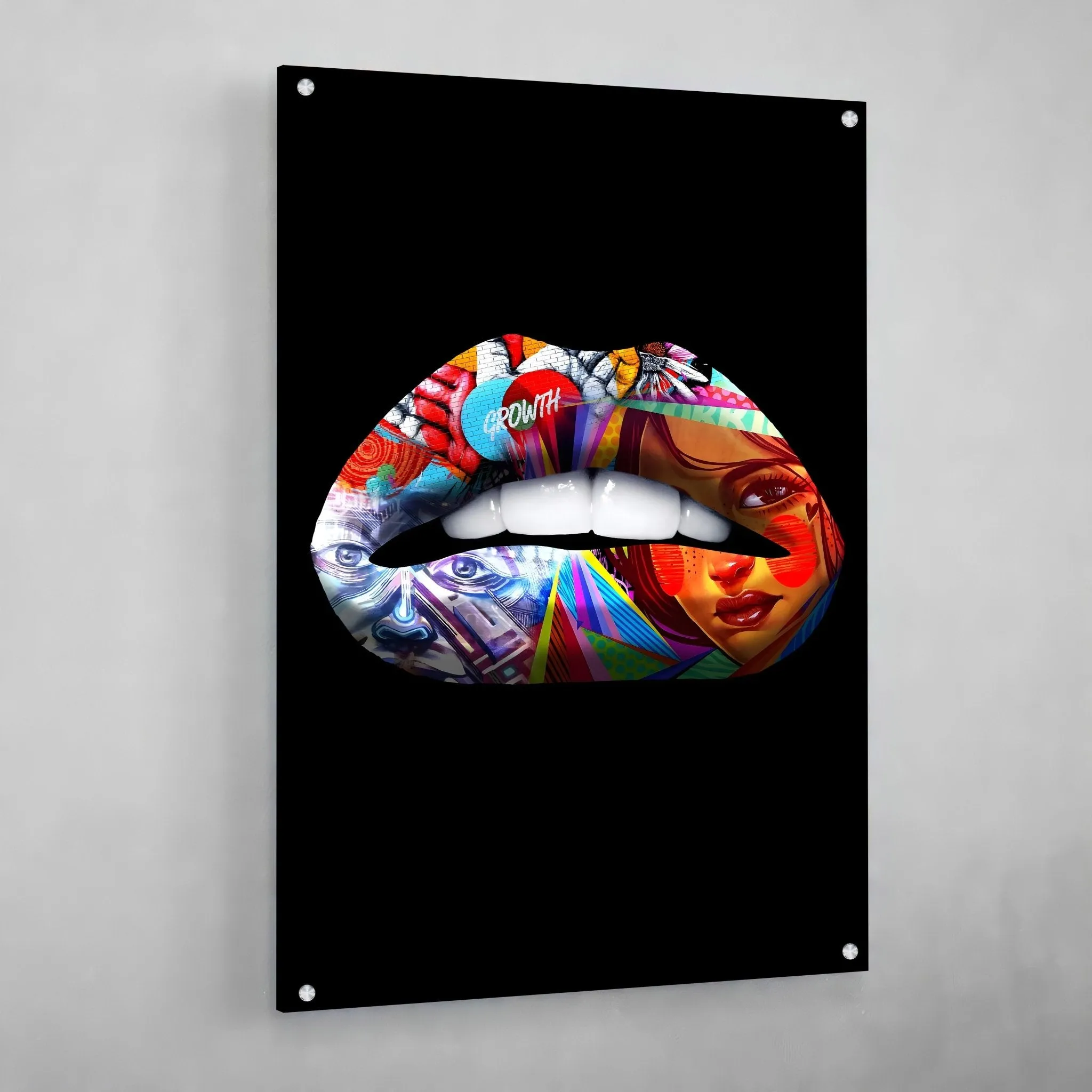 Lips Canvas Art