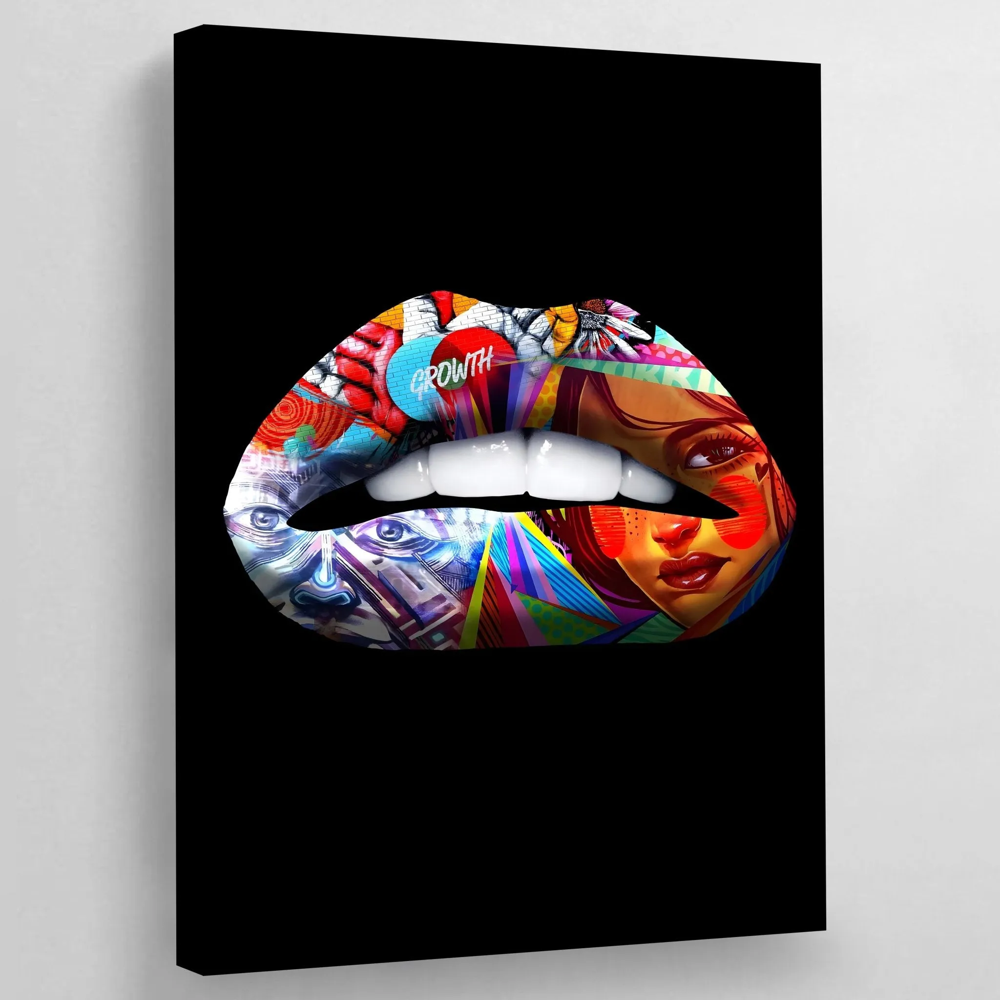 Lips Canvas Art
