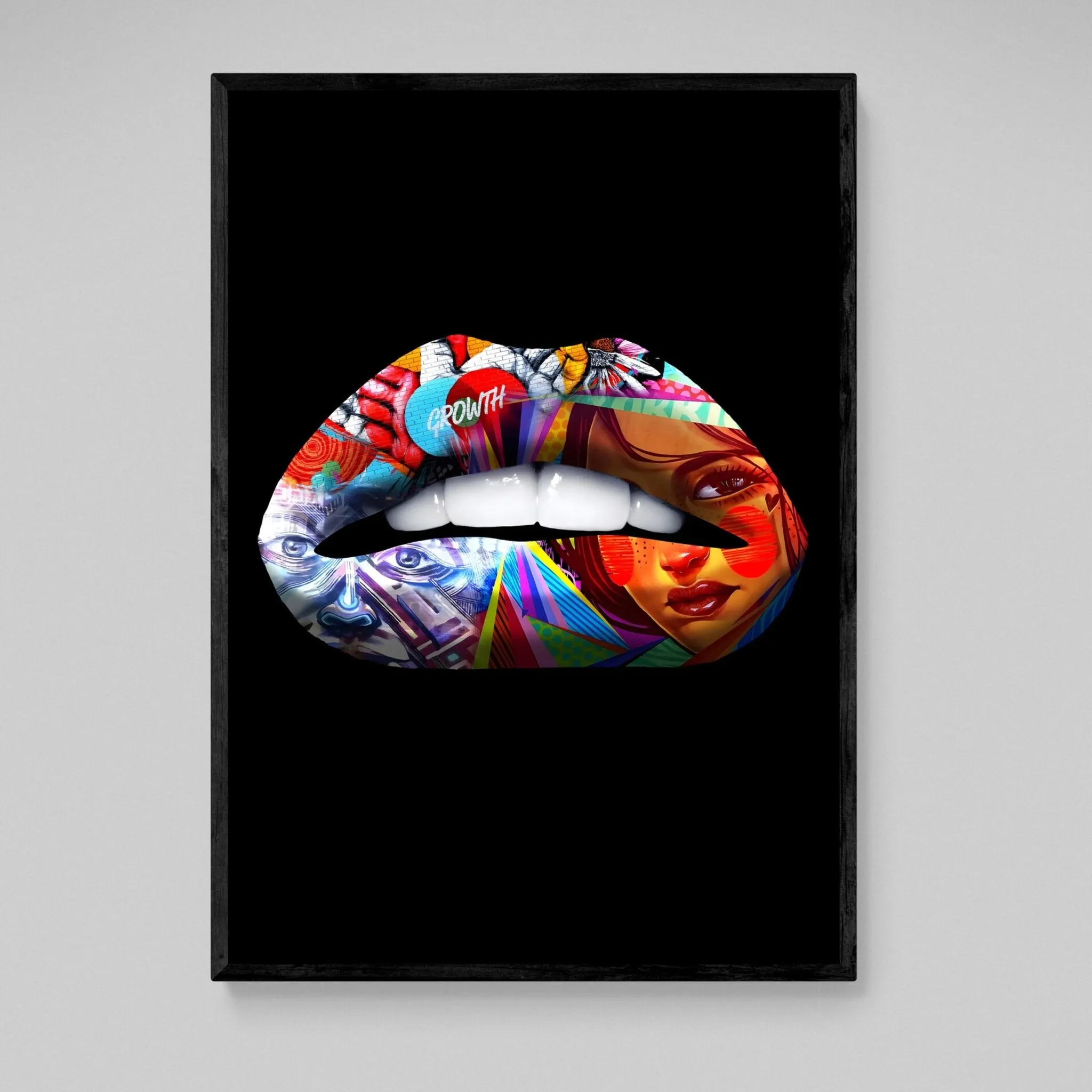 Lips Canvas Art