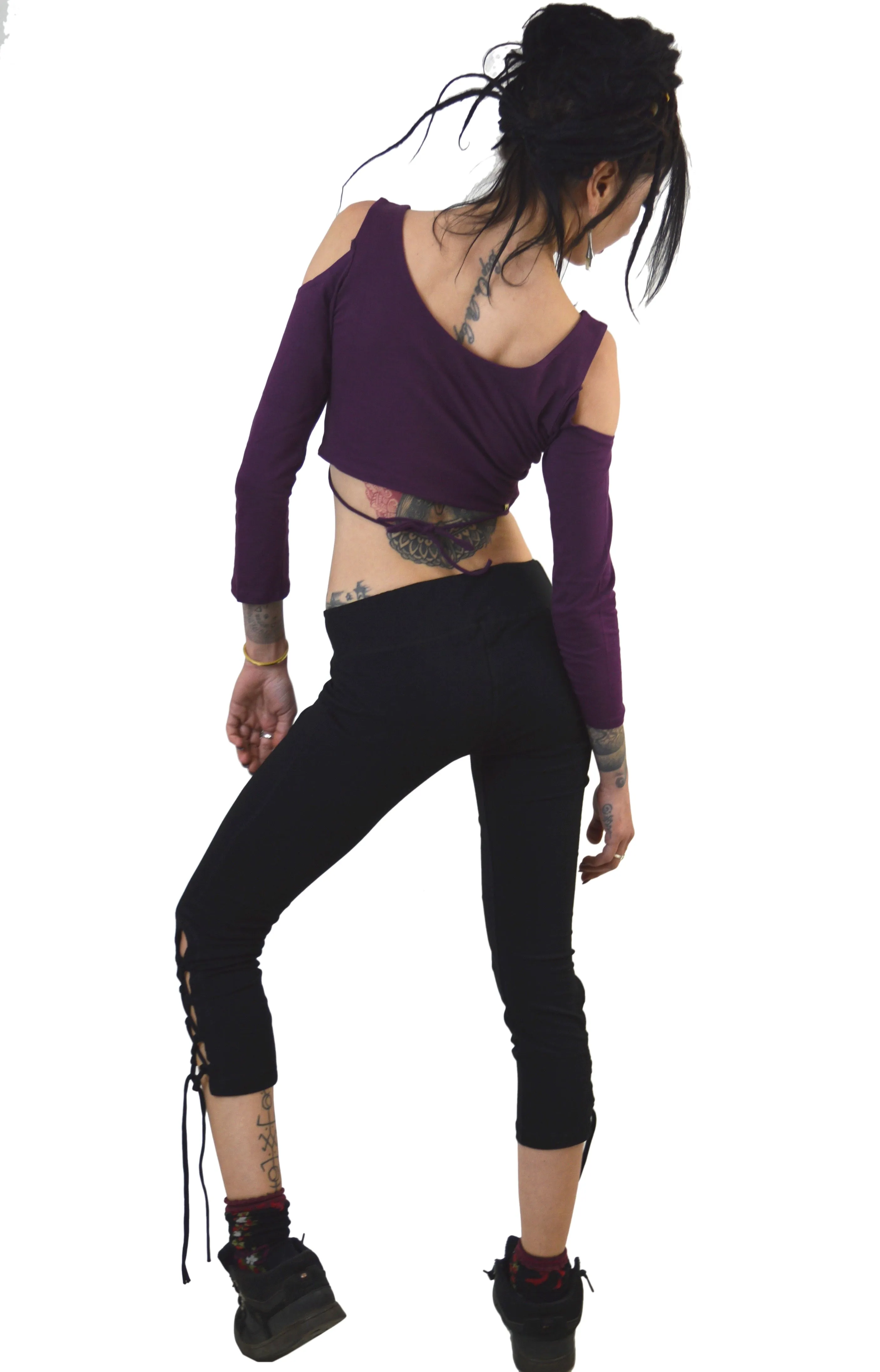 Long sleeve Sari top