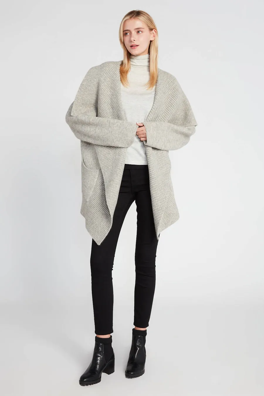Look By M Waterfall Double Sided Cardigan MSF3258