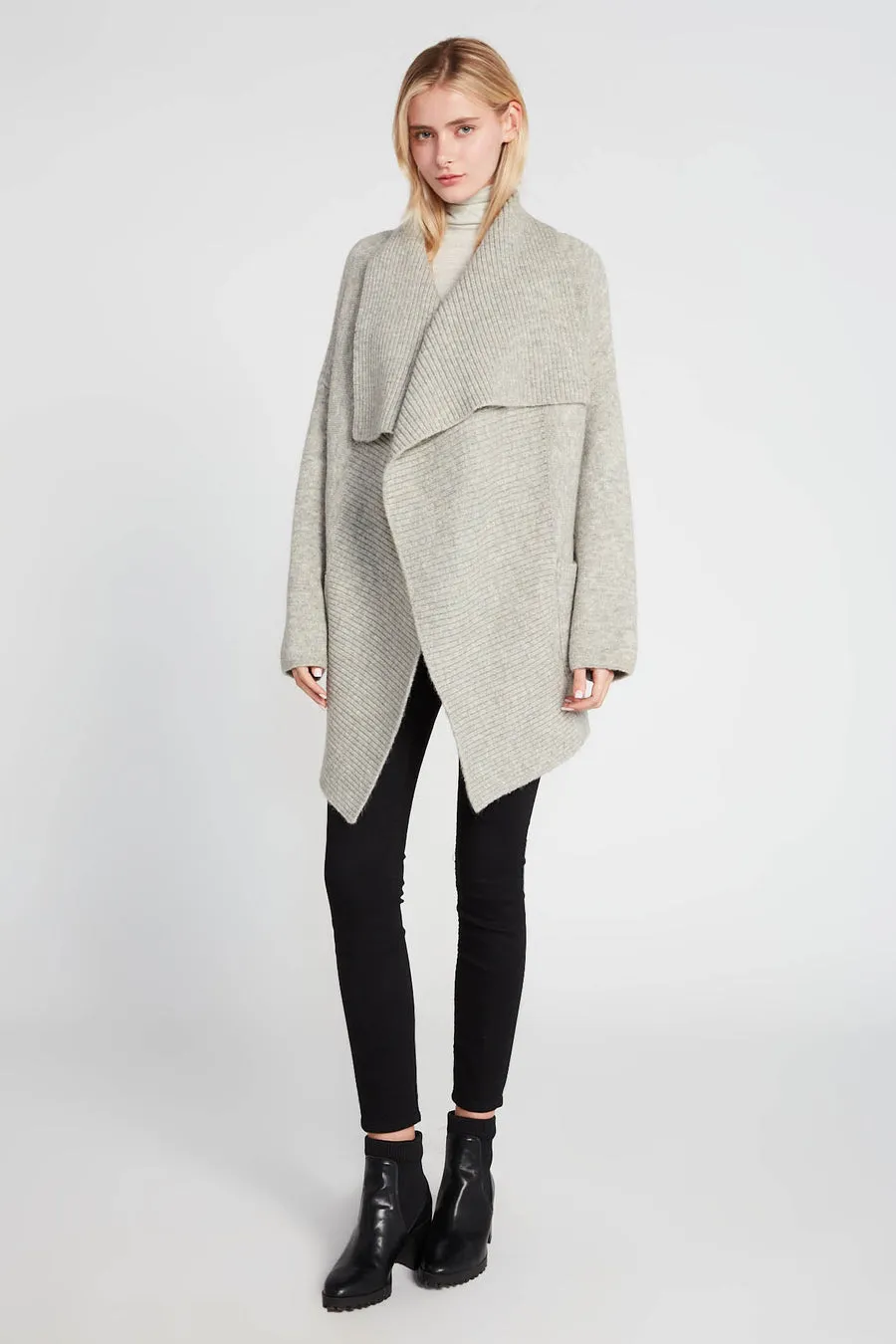 Look By M Waterfall Double Sided Cardigan MSF3258