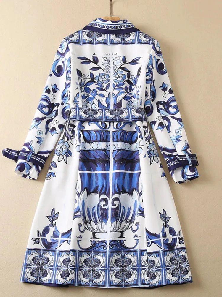 Loren Printed Coat Dress