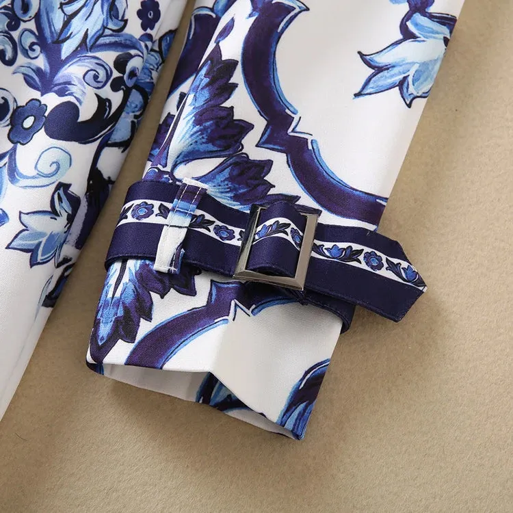 Loren Printed Coat Dress
