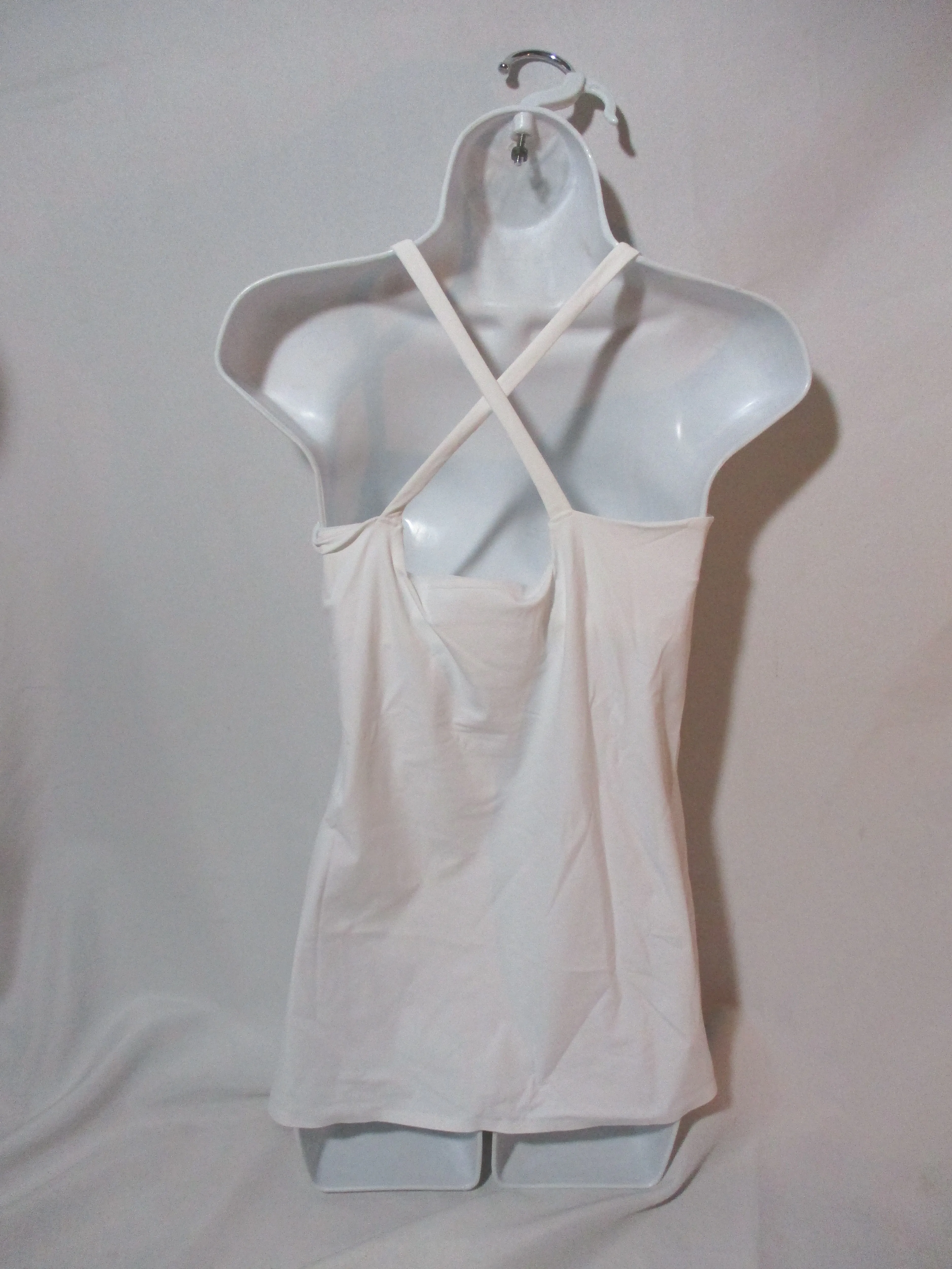 LUCAS HUGH CORE PERFORMANCE CROSS BACK Tank Top L WHITE
