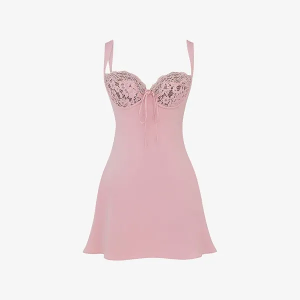 MINI DRESS ADRIANA House Of Cb, pink