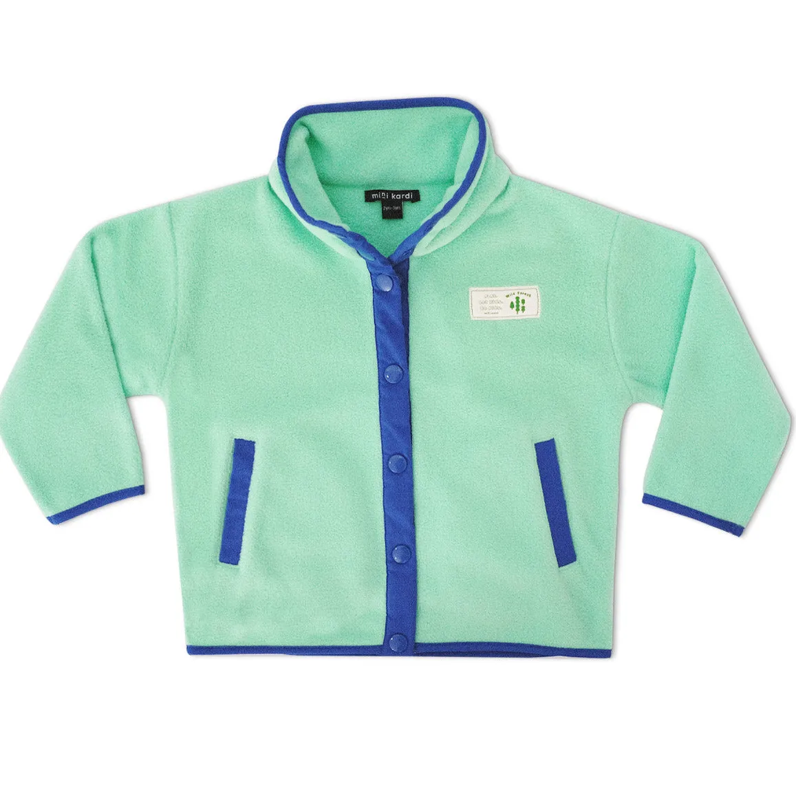 Mini Kardi Forest Fleece Jacket / Light Green