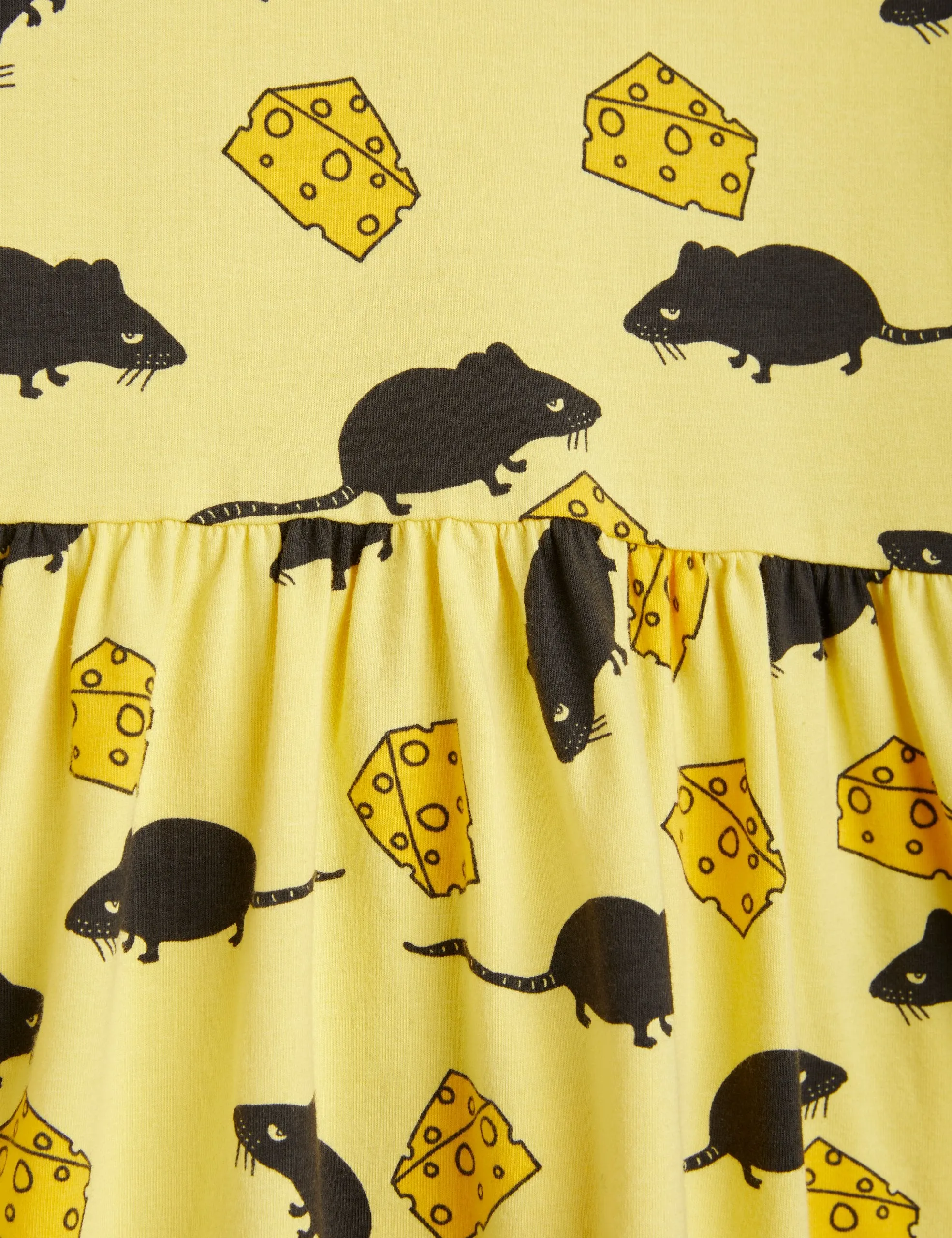 Mini Rodini Mouse AOP LS Dress