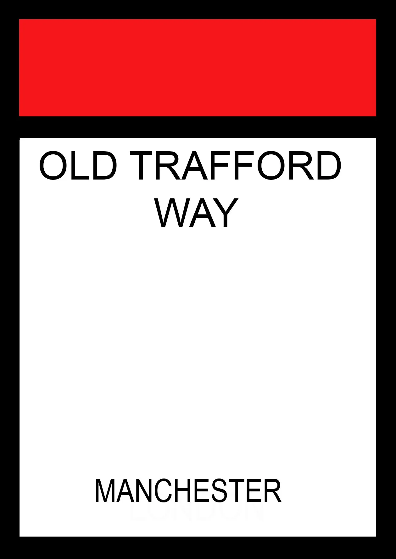 Monopoly Red Canvas