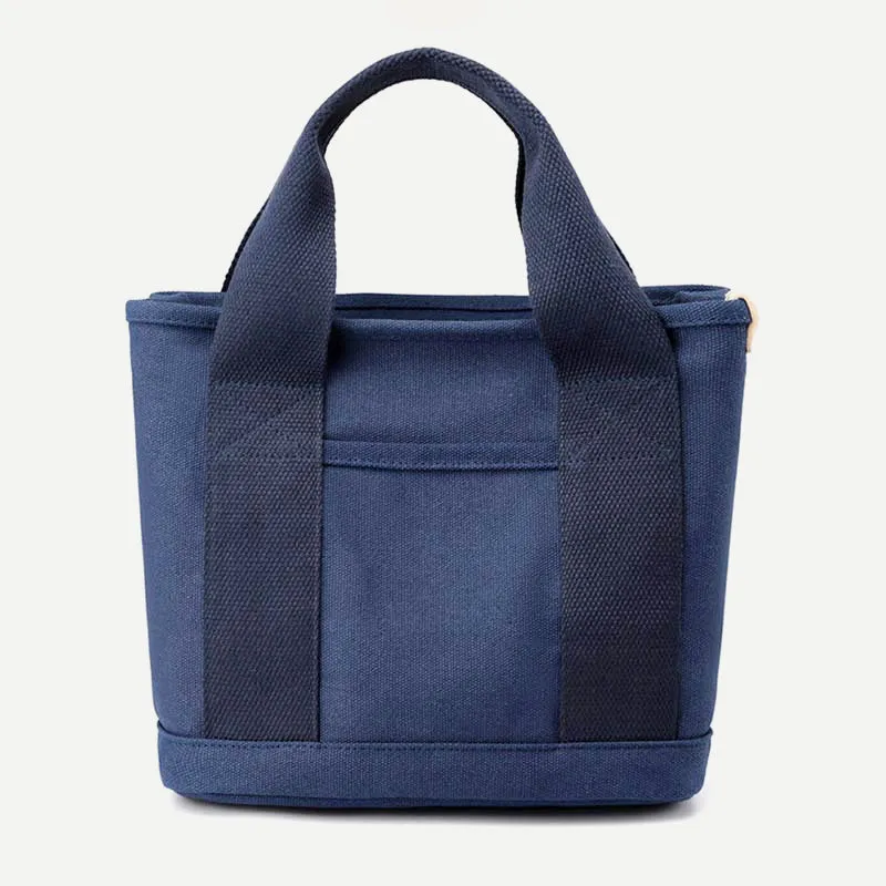 Multi-Pocket Handbag for Women Casual Canvas Tote Bag Daily Purse