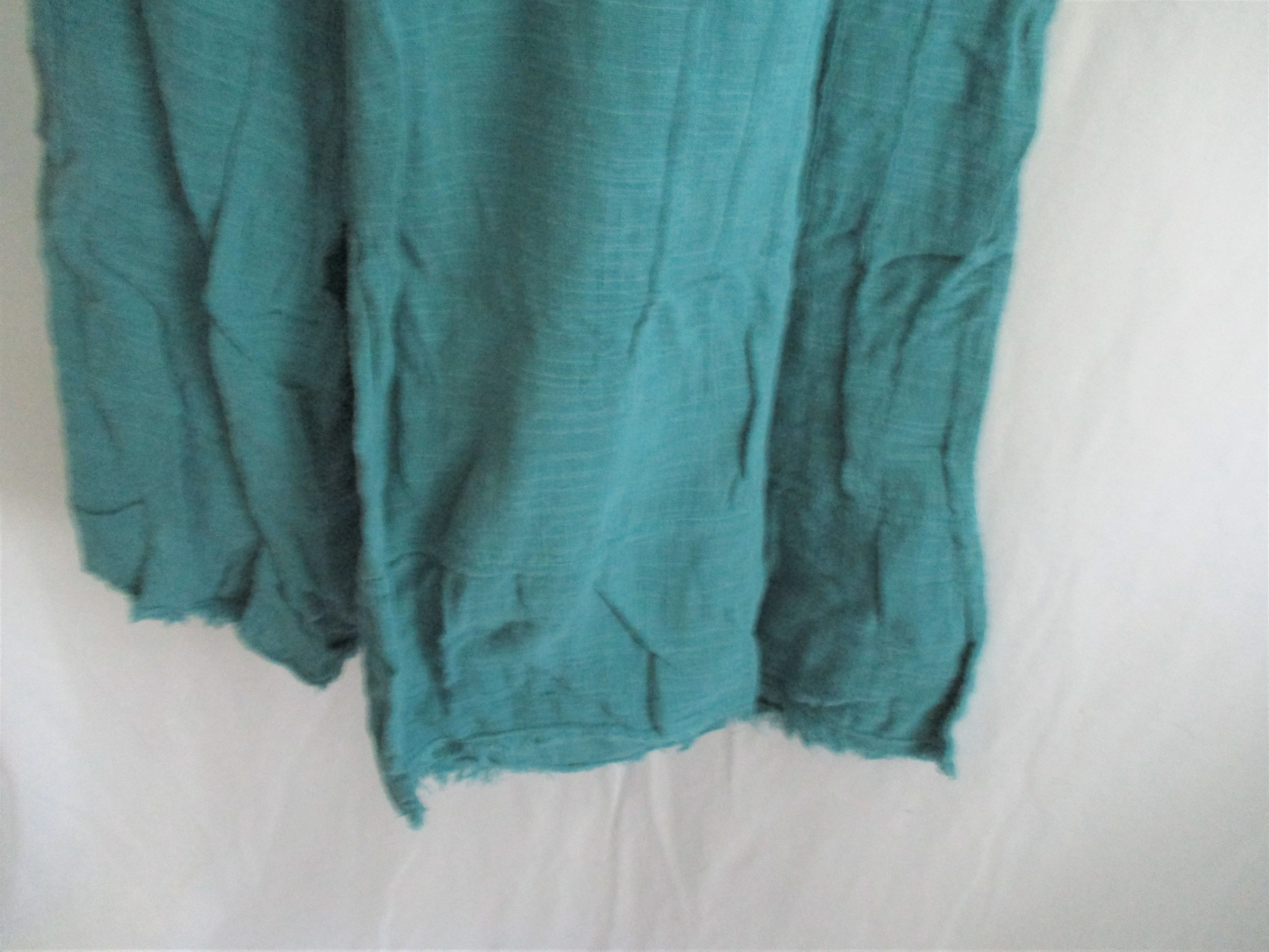 NEW WEARABLES 100% Cotton GAUZY BEACH Pant  S  BLUE Summer
