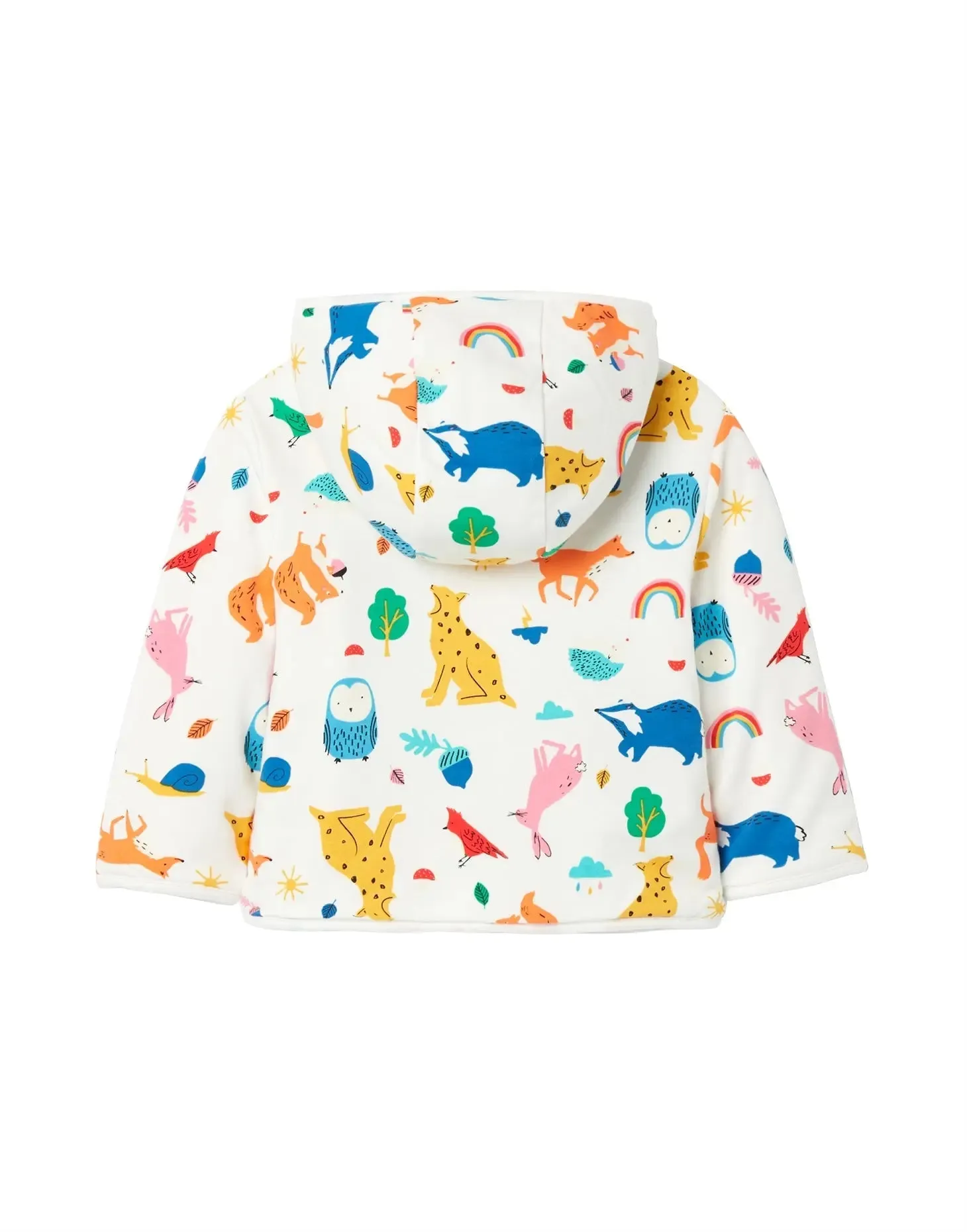 Nursery Cosette Reversible Jacket - Wild White | Joules