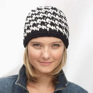 Patons Crochet Houndstooth Hat